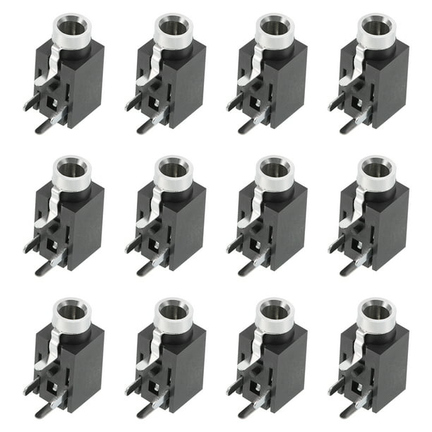 50Pcs Brass 5.5 x 2.5mm DC Power Female Jack Panel Mount Socket Connector